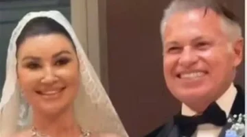 أروى جودة تتألق في حفل زفافها على رجل الأعمال الإيطالي جون باتيست